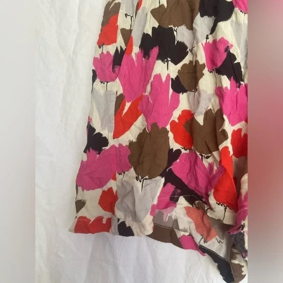 LAVIEPURE MAISON Fuchsia Floral Contemporary Shorts Y2K Dopamine Dressing Size S - Picture 4 of 10